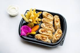 وجبه شاورما فراخ عربى دوبل